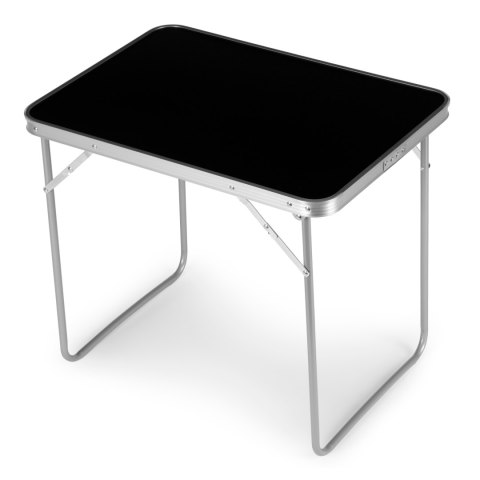 Stolik turystyczny stół piknikowy składany blat 80x60 cm czarny MultiGarden Stolik turystyczny stół piknikowy składany blat 80x60 cm czarny MultiGarden