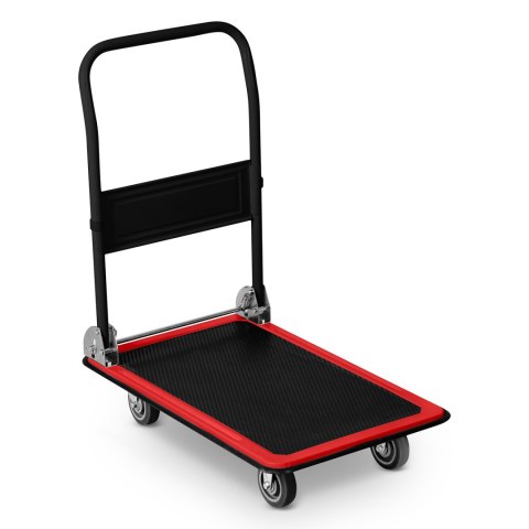 Wózek transportowy platformowy HM-505 czarno-czerwony Wózek transportowy platformowy HM-505 czarno-czerwony