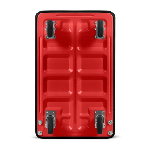 Wózek transportowy platformowy HM-506 czarno-czerwony Wózek transportowy platformowy HM-506 czarno-czerwony