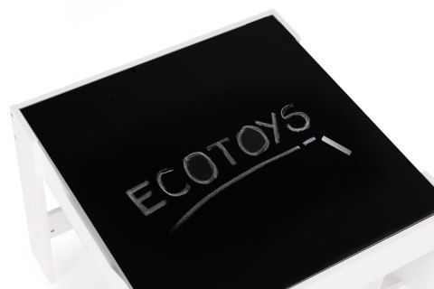 Zestaw mebli dla dzieci stolik + 2 krzesła tablica kredowa ECOTOYS Zestaw mebli dla dzieci stolik + 2 krzesła tablica kredowa ECOTOYS