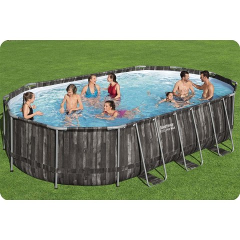 Basen ogrodowy stelażowy 610 x 366 x 122 cm 12w1 Bestway 5611R Basen ogrodowy stelażowy 610 x 366 x 122 cm 12w1 Bestway 5611R