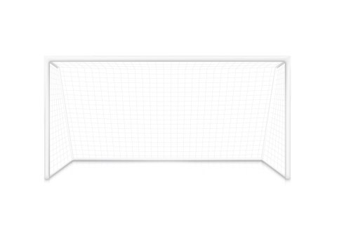 Bramka piłkarska treningowa z siatką 180x120 cm czarno-biała MultiGarden Bramka piłkarska treningowa z siatką 180x120 cm czarno-biała MultiGarden