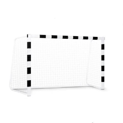 Bramka piłkarska treningowa z siatką 180x120 cm czarno-biała MultiGarden Bramka piłkarska treningowa z siatką 180x120 cm czarno-biała MultiGarden