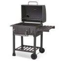 Grill węglowy na ogród działkę duży ruszt termometr komin kółka solidny