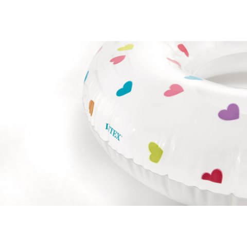 Koło do pływania serca 81 cm INTEX 59259 Koło do pływania serca 81 cm INTEX 59259