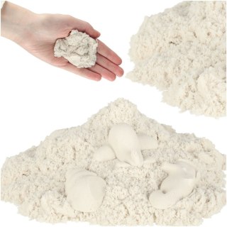 Piasek kinetyczny 1kg w woreczku biały