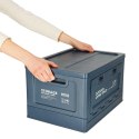Pudełko campingowe skrzynka organizer do bagażnika skrzynia 25l granat