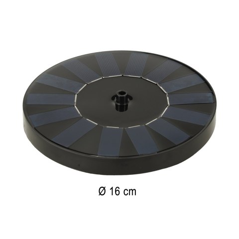 Fontanna solarna do oczka wodnego stawu do ogrodu pompa pływająca ogrodowa 16cm Fontanna solarna do oczka wodnego stawu do ogrodu pompa pływająca ogrodowa 16cm