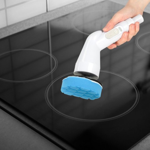 Mop obrotowy elektryczna szczotka do czyszczenia 9 głowicami szczotkującymi Mop obrotowy elektryczna szczotka do czyszczenia 9 głowicami szczotkującymi