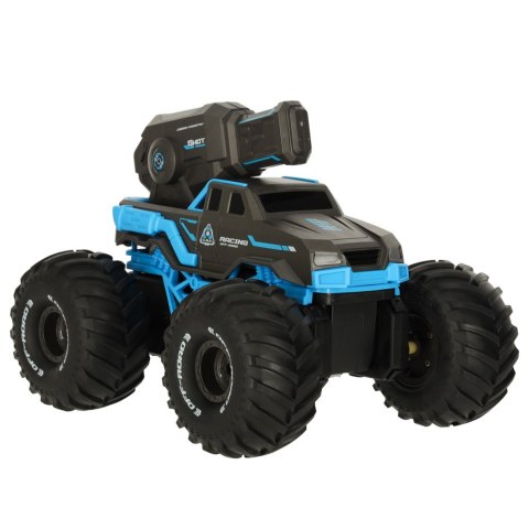 Samochód RC amfibia wodoodporny sterowany gestami ręką + 2 piloty niebieski Samochód RC amfibia wodoodporny sterowany gestami ręką + 2 piloty niebieski