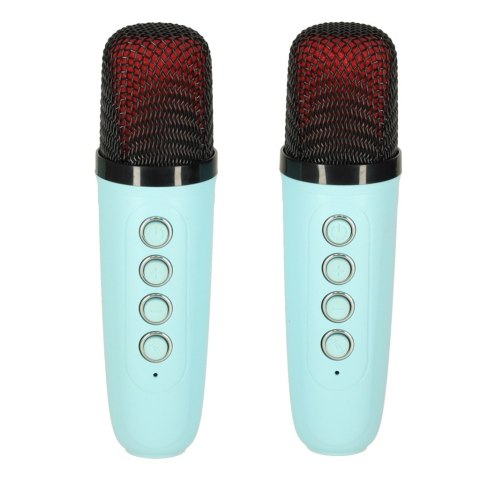 Głośnik do karaoke USB Bluetooth niebieski Głośnik do karaoke USB Bluetooth niebieski
