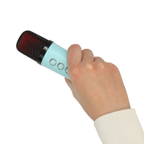 Głośnik do karaoke USB Bluetooth niebieski Głośnik do karaoke USB Bluetooth niebieski