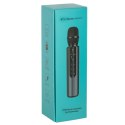 Mikrofon bezprzewodowy karaoke dla dzieci głośnik Bluetooth 2000mAh karta SD USB wysoka jakość różowy
