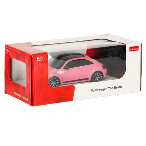 Samochód zdalnie sterowany Rastar 76200 Volkswagen Beetle 1:24 różowy Samochód zdalnie sterowany Rastar 76200 Volkswagen Beetle 1:24 różowy