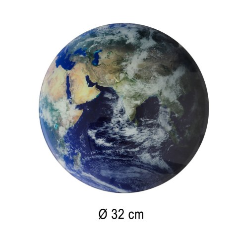 Zegar ścienny planeta ziemia z wyświetlaczem LED 32 cm niebieski Zegar ścienny planeta ziemia z wyświetlaczem LED 32 cm niebieski