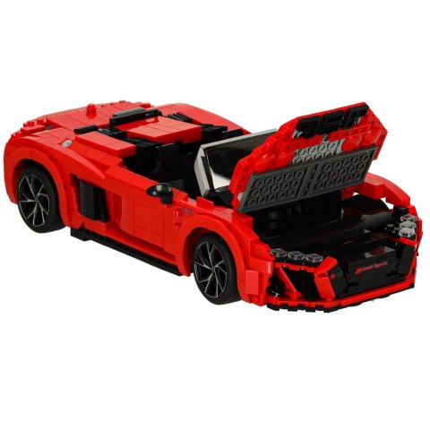 Samochód Rastar 93800 AUDI R8 Spyder 1:14 klocki 1440 el. Samochód Rastar 93800 AUDI R8 Spyder 1:14 klocki 1440 el.