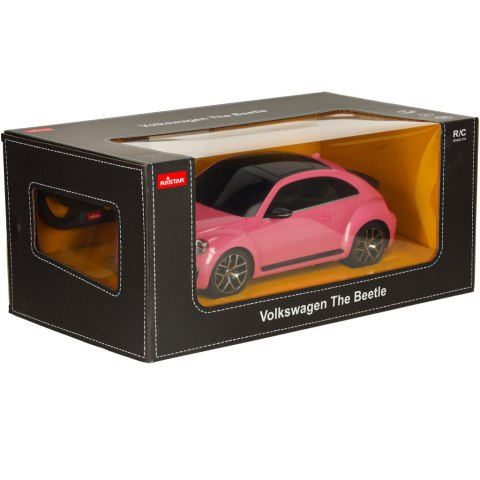Samochód zdalnie sterowany Rastar 78000 Volkswagen Beetle 1:14 różowy Samochód zdalnie sterowany Rastar 78000 Volkswagen Beetle 1:14 różowy