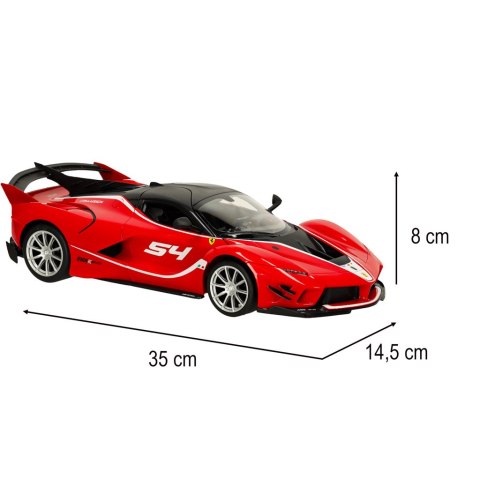 Samochód zdalnie sterowany Rastar 79200 Ferrari FXX 1:14 czerwony Samochód zdalnie sterowany Rastar 79200 Ferrari FXX 1:14 czerwony