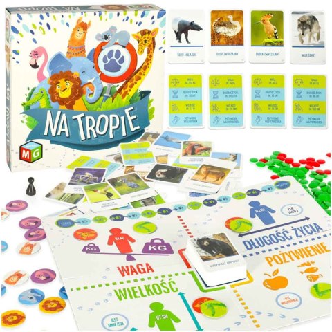Gra edukacyjna Na tropie gra dla ciekawskich 8+ MULTIGRA Gra edukacyjna Na tropie gra dla ciekawskich 8+ MULTIGRA