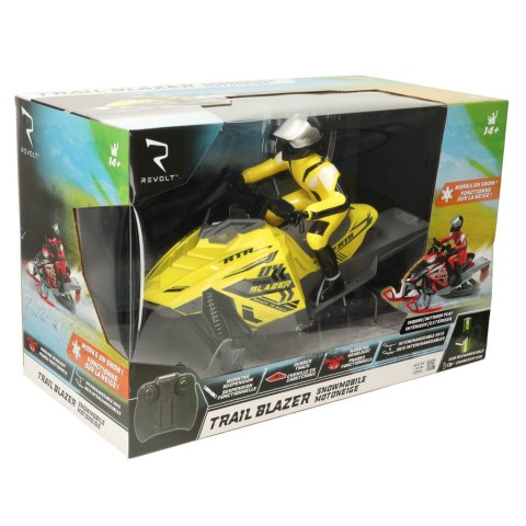 Skuter Śnieżny zdalnie sterowany RC REVOLT TG1016 Trail Blazer Snowmobile 2.4GHz Off-Road LED Realistyczna Jazda Skuter Śnieżny zdalnie sterowany RC REVOLT TG1016 Trail Blazer Snowmobile 2.4GHz Off-Road LED Realistyczna Jazda