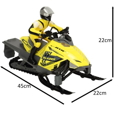 Skuter Śnieżny zdalnie sterowany RC REVOLT TG1016 Trail Blazer Snowmobile 2.4GHz Off-Road LED Realistyczna Jazda Skuter Śnieżny zdalnie sterowany RC REVOLT TG1016 Trail Blazer Snowmobile 2.4GHz Off-Road LED Realistyczna Jazda