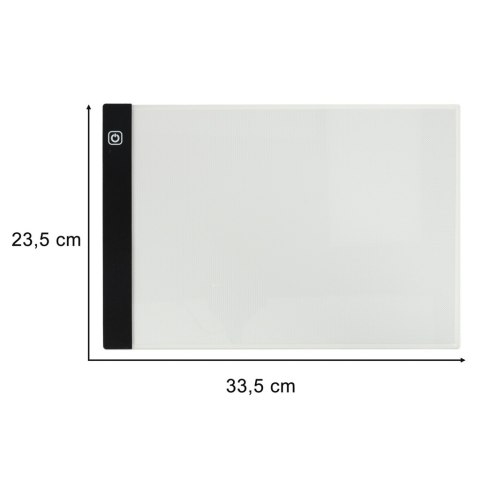 Deska kreślarska tablica tablet graficzny kalka do rysowania podświetlana LED A4 Deska kreślarska tablica tablet graficzny kalka do rysowania podświetlana LED A4