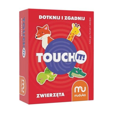 MUDUKO Gra karciana edukacyjna Touch it! Dotknij i zgadnij. Zwierzęta 5+ MUDUKO Gra karciana edukacyjna Touch it! Dotknij i zgadnij. Zwierzęta 5+