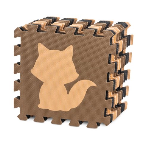 Mata edukacyjna piankowa puzzle beż 30 x 30 cm 9 elementów folia Mata edukacyjna piankowa puzzle beż 30 x 30 cm 9 elementów folia