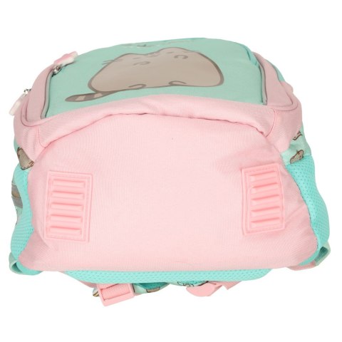 Plecak szkolny młodzieżowy czterokomorowy Pusheen 22L miętowy Plecak szkolny młodzieżowy czterokomorowy Pusheen 22L miętowy