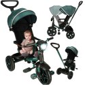 Rowerek trójkołowy TRIKE FIX Elite 2w1 rower spacerówka 6w1 zielony