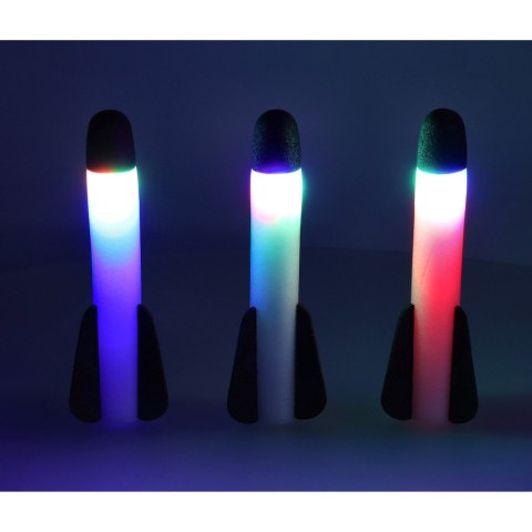 Wyrzutnia rakiet piankowych Power launcher rocket LED rakiety piankowe x3 Wyrzutnia rakiet piankowych Power launcher rocket LED rakiety piankowe x3