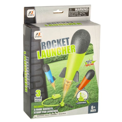 Wyrzutnia rakiet piankowych Power launcher rocket rakiety piankowe x3 Wyrzutnia rakiet piankowych Power launcher rocket rakiety piankowe x3