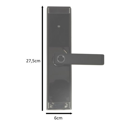 Zamek elektroniczny do drzwi SMART klamka inteligentna na kod odcisk palca bluetooth Zamek elektroniczny do drzwi SMART klamka inteligentna na kod odcisk palca bluetooth