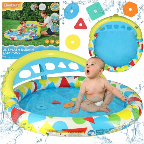 Basen brodzik z poduszką BESTWAY 52378 120cm Basen brodzik z poduszką BESTWAY 52378 120cm
