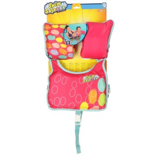 Kamizelka dmuchana BESTWAY 32174 kapok z rękawkami 3-6lat 19-30kg różowa