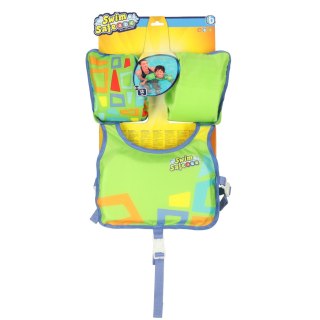 Kamizelka dmuchana BESTWAY 32174 kapok z rękawkami 3-6lat 19-30kg zielona