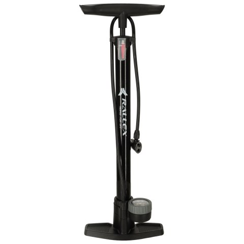 Pompka rowerowa RALLEX podłogowa nożna z manometrem 11bar Pompka rowerowa RALLEX podłogowa nożna z manometrem 11bar
