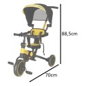 Rowerek trójkołowy TRIKE FIX V4 rower spacerówka rowerek biegowy 6w1 czarny