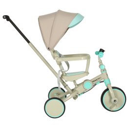 Rowerek trójkołowy TRIKE FIX V4 rower spacerówka rowerek biegowy 6w1 szary niebieski
