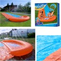 Ślizg wodny ślizgawka wodna z fontanną do pływania zjeżdżalnia podwójny 488 cm BESTWAY 52328