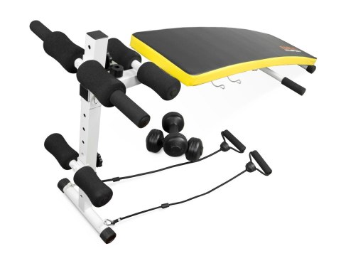 Ławeczka skośna do ćwiczeń z ekspanderami i hantlami Neo-Sport NS-07 Ławeczka skośna do ćwiczeń z ekspanderami i hantlami Neo-Sport NS-07