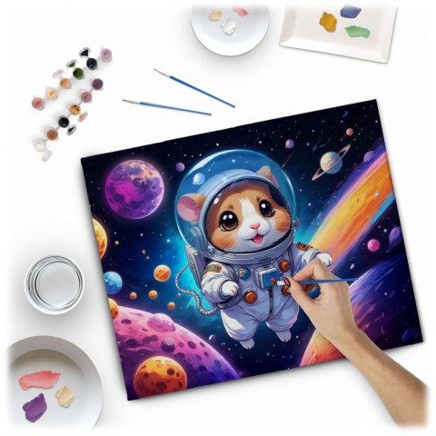 Obraz do malowania po numerach 40x50 cm Massido Astronauta Obraz do malowania po numerach 40x50 cm Massido Astronauta