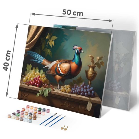 Obraz do malowania po numerach 40x50 cm Massido Bażant Obraz do malowania po numerach 40x50 cm Massido Bażant
