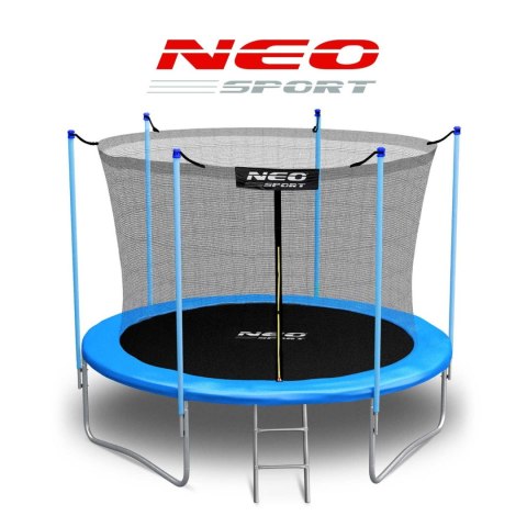 Trampolina ogrodowa 10ft/312cm z siatką wewnętrzną i drabinką Neo-Sport Trampolina ogrodowa 10ft/312cm z siatką wewnętrzną i drabinką Neo-Sport