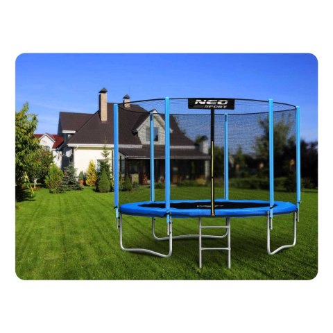 Trampolina ogrodowa 10ft/312cm z siatką zewnętrzną i drabinką Neo-Sport Trampolina ogrodowa 10ft/312cm z siatką zewnętrzną i drabinką Neo-Sport