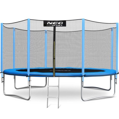 Trampolina ogrodowa 12ft/374cm z siatką zewnętrzną i drabinką Neo-Sport Trampolina ogrodowa 12ft/374cm z siatką zewnętrzną i drabinką Neo-Sport