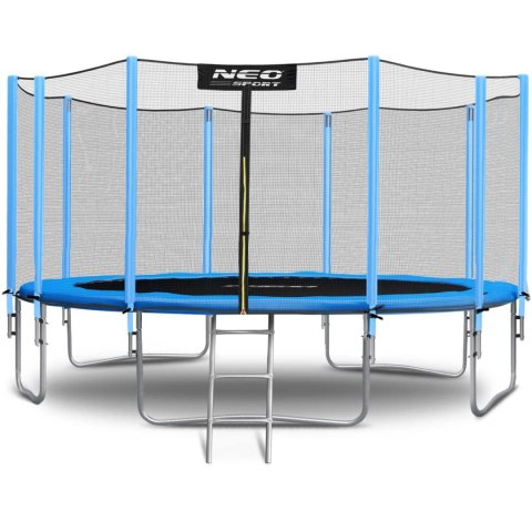 Trampolina ogrodowa 15ft/465cm z siatką zewnętrzną i drabinką Neo-Sport Trampolina ogrodowa 15ft/465cm z siatką zewnętrzną i drabinką Neo-Sport