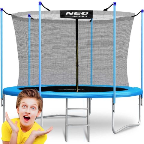 Trampolina ogrodowa 6ft/183cm z siatką wewnętrzną i drabinką Neo-Sport Trampolina ogrodowa 6ft/183cm z siatką wewnętrzną i drabinką Neo-Sport