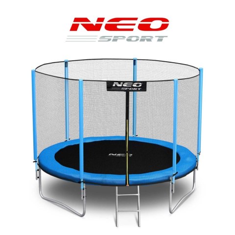 Trampolina ogrodowa 6ft/183cm z siatką zewnętrzną i drabinką Neo-Sport Trampolina ogrodowa 6ft/183cm z siatką zewnętrzną i drabinką Neo-Sport