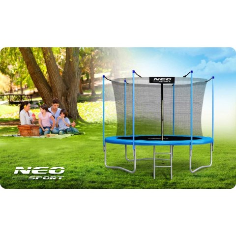 Trampolina ogrodowa 8ft/252cm z siatką wewnętrzną i drabinką Neo-Sport Trampolina ogrodowa 8ft/252cm z siatką wewnętrzną i drabinką Neo-Sport